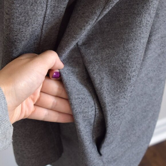 3/$20 Oversized Open Boxy Fleece Cardigan - Picture 2 of 9